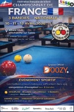 Carambole – 3 bandes – Championnat de France Nationale 1