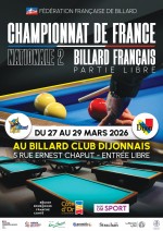 Carambole – Partie Libre – Championnat de France Nationale 2