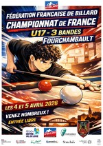 Billard Français – 3 bandes – Championnat de France U17